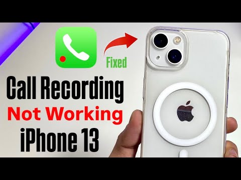 iOS 18 Call Recording Not Working on iPhone 13 Fixed - iPhone 13 Not Showing Call Recording Fix