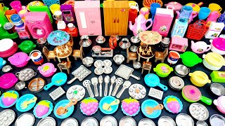 7 Minutes Satisfying with Unboxing Hello Kitty Sanrio Kitchen Set | Tiny ASMR Miniature Kitchen Set