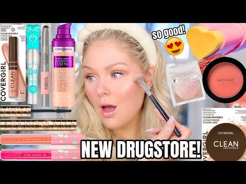 I Tried All *NEW* VIRAL Drugstore Makeup 2024 😍 New Wet N Wild, Loreal, Covergirl, Colourpop & more!