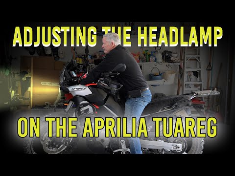 MPA   Adjusting the Aprilia Headlight