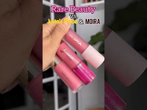 Rare Beauty soft pinch blush dupe! #dupes #rarebeauty #juviasplace #moira #affordablemakeup #swatch