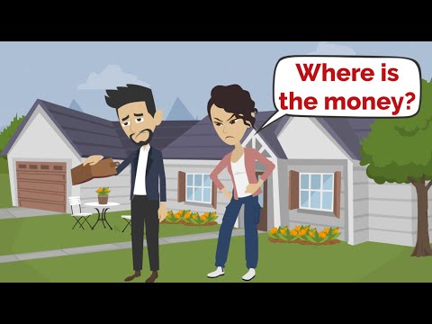 Lisa can't find the MONEY | English story | Basic English communication