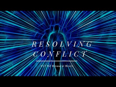 Resolving Conflict - 417 HZ Binaural Beats Solfeggio water Healing Sleep