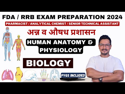 BIOLOGY / HUMAN ANATOMY & PHYSIOLOGY / FDA & RRB EXAM PREPARATION / TSPSC / MHSRB / TNMRB / RRB etc.