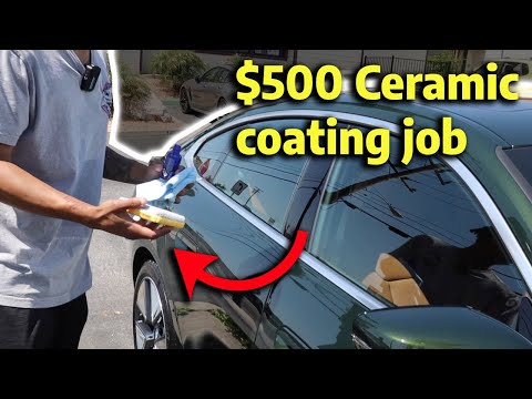 How I Ceramic Coat A Vehicle In The Sun - Purple Reign Mobile