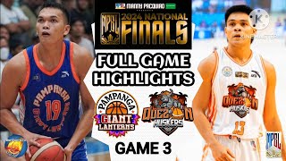 FINALS GAME 3 | MPBL HIGHLIGHTS | PAMPANGA VS QUEZON | 2024 MPBL NATIONAL FINALS #mpbl