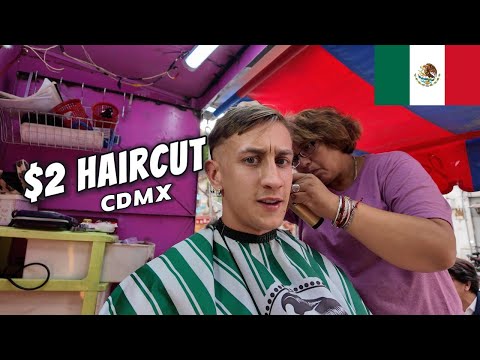 Cheapest $2 Mexico City Street Hair Cut