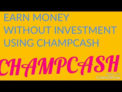 EARN UNLIMITED USING CHAMPCASH