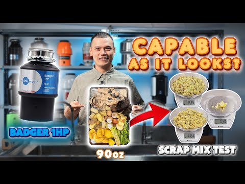 InSinkErator Badger 1 HP Garbage Disposal Testing: Capable As It Looks?