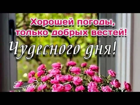 С Добрым Утром Вас! Прекрасного сегодня Вам! Музыкальное видео пожелание Доброго утра!