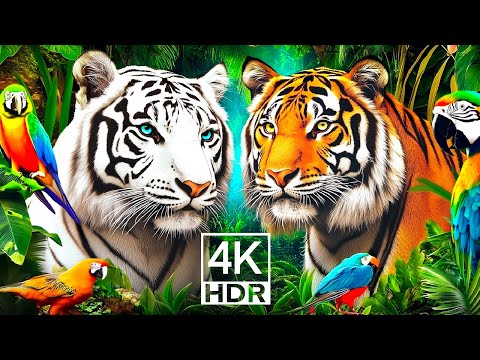 JUNGLE ANIMAL DISCOVERY / 60FPS 4K ULTRA HD #4K #ANIMALS