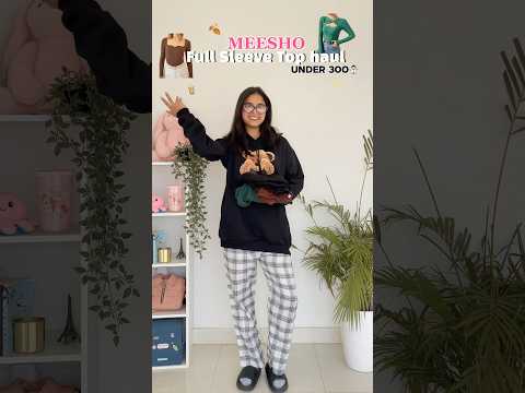 Meesho Winter Tops Haul Under 300‼️ #shorts #viral #meesho #youtubeshorts #meeshohaul #meeshotops