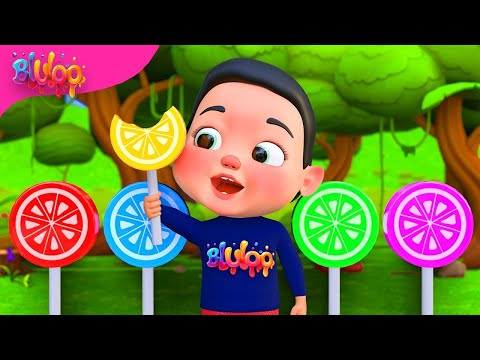 Fruit Finger Family | Ten In The Bed | Learning Colors | BluLoo Nursery Rhymes & Kids Songs