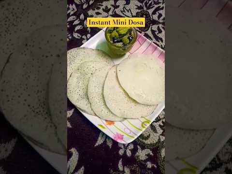 Instant Mini Dosa #minidosa #dosa #food #cooking #shorts #subscribe #aliyaskitchen