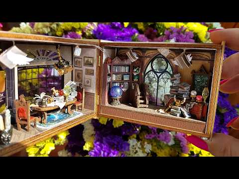 DIY miniature dollhouse kit Magical Fate Helevorn school of magic cube series