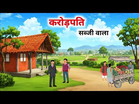 करोड़पति सब्जी वाला की कहानी hindi moral stories produce by fliko stories