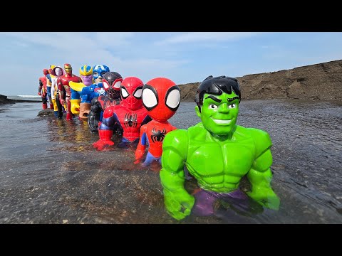 MARVEL'S SPIDEY VS HULK SMASH, VENOM VS SPIDER-MAN & CAPTAIN AMERICA, IRON MAN & THANOS PART 278