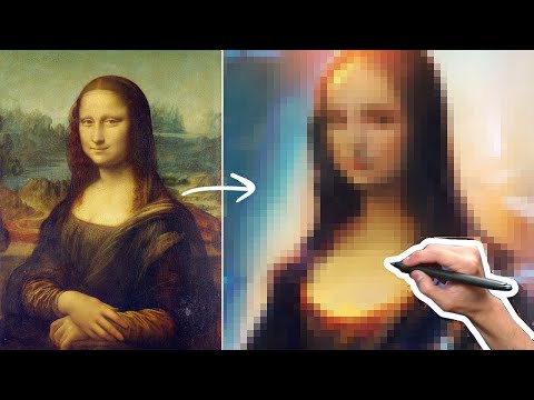 I redraw the MONA LISA!