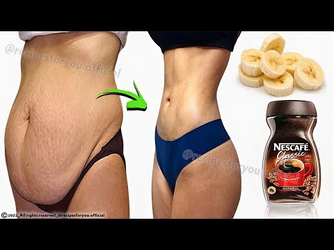 Drink banana with coffee and Get a flat stomach in 7 days with this smoothie, 🔝 weight loss drink