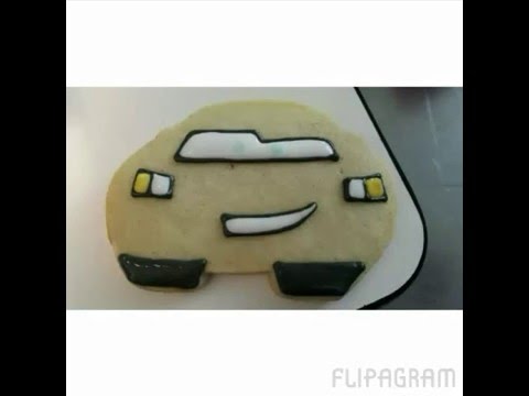 sweet handmade cookies   lightning mcqueen