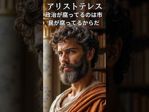 📜 今こそ哲学：アリストテレスが語る「政治が腐っているのは市民が腐っているから？」 📜