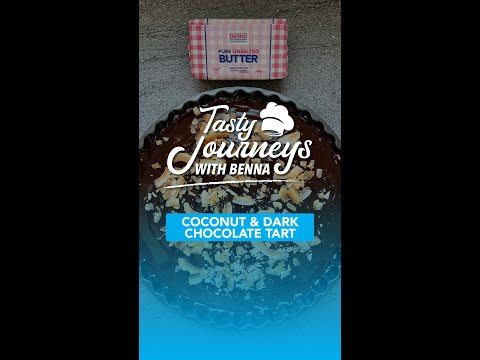 𝐓𝐚𝐬𝐭𝐲 𝐉𝐨𝐮𝐫𝐧𝐞𝐲𝐬 𝐰𝐢𝐭𝐡 𝐁𝐞𝐧𝐧𝐚 👨‍🍳 Episode 23: Coconut and Dark Chocolate Tart