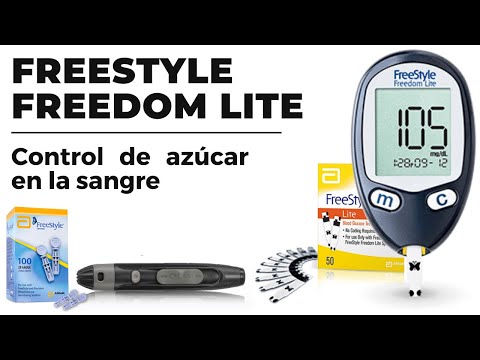 Mida el nivel de azúcar en la sangre con el medidor FreeStyle Freedom Lite