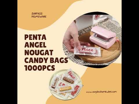 Penta Angel Nougat Candy Packaging 1000Pcs  #packagingbag #nougatcandybag