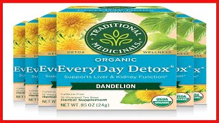 Traditional Medicinals Organic EveryDay Dandelion Detox Tea, 16 Count (Pack of 6)