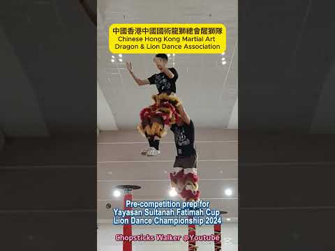 Chinese Hong Kong Martial Art Dragon & Lion Dance Assn 中國香港中國國術龍獅總會醒獅隊 @Lion Dance Championship JB