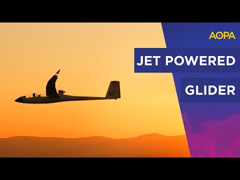 Night Owl - jet powered glider stays up late!