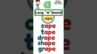 Learn to Read Long "a" Sound #learntoread #reading #readingforgrade1 #phonics