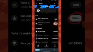 DOGS Airdrop Claim 10000 Token dogs daily rewards #dogs #airdrop #claim #10000 #token #today