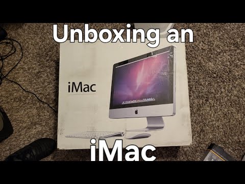 Unboxing an iMac