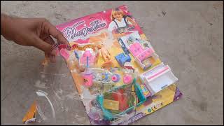 Unboxing Pretty Home Baby Paly Set | Barbie Bedroom Set | Kids Bedroom Set Toy | barbie doll house