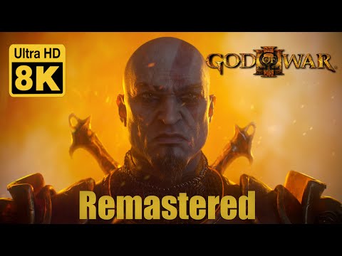 God of War 2 All Cutscenes 8K (Remastered with Neural Network AI)