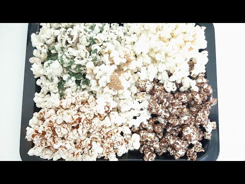 6 Saveurs de pop corn sucré et salé🍿# 6 Sweet and Salty popcorn😍 # Palomitas Dulces y saladas!!