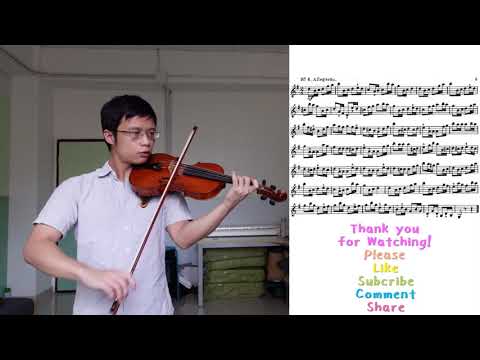 No.4 - Op.45 - Wohlfahrt Etudes for Violin | 費華小提琴練習曲