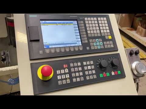 Komo Router Siemens 808D Operation Part 2 Homing the toolchanger and loading a program