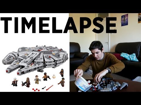 Unbelievable Lego Millennium Falcon Time Lapse Build