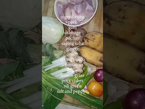 PORK NILAGA/NILAGANG BABOY| Easy to cook #nilaga #cooking #howto #cook