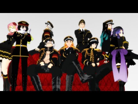 【鬼滅のMMD】柱メドレー【全10曲】改変版