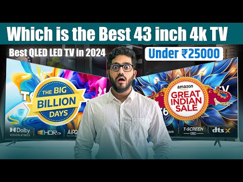 Amazon Great Indian Festival & Flipkart Big Billion Day Sale Deals 😱Best 4K 43 Inch TV Under 25000 🔥