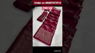 Dola silk saree #ytshorts #saree #shortsfeed #dolasaree #fashion #sareestyle