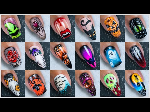 30+ Spooky Beautiful Nail Art Ideas | Best Halloween🎃Compilation