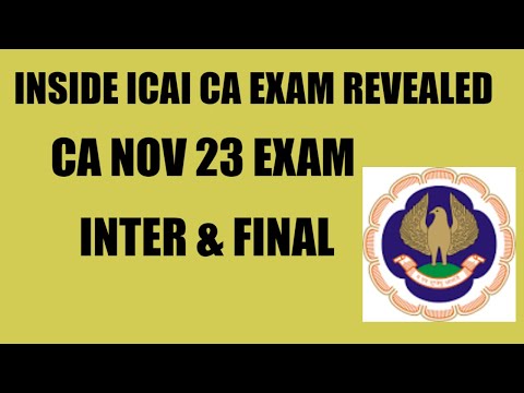 Unlocking Success: Inside the ICAI CA Exam Revealed