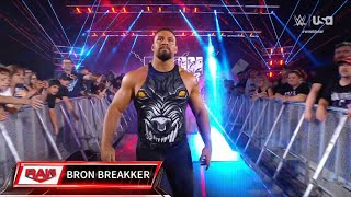 Bron Breakker (New Theme Song) Entrance - WWE Monday Night Raw, July 08, 2024