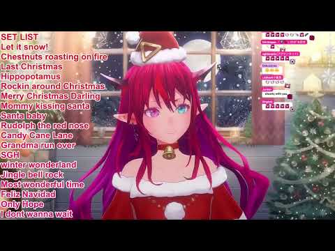 SantaRyS Sings Under The Mistletoe 【IRyS' Christmas Unarchived Karaoke】