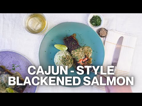 Join Chef Tucker for a Cajun Blackened Salmon class! Bold flavors, pro tips, and serious fun await🐟✨