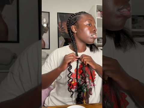 DIY straight back braids for my solo trip